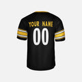 Personalized Pittsburgh Steelers Football Jersey - Black Fan Style, Custom Name & Number-5