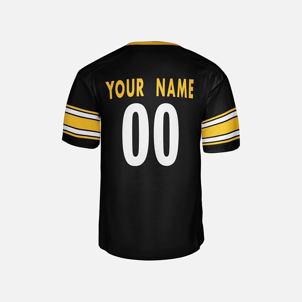 Personalized Pittsburgh Steelers Football Jersey - Black Fan Style, Custom Name & Number-5