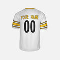 Personalized Pittsburgh Steelers Football Jersey - White Fan Style, Custom Name & Number-4