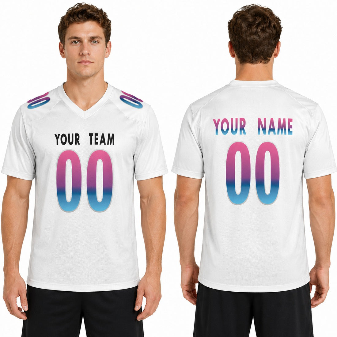 Personalized Pittsburgh Steelers Football Jersey - White Super Bowl LX Fan Style, Custom Name & Number-1