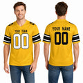 Personalized Pittsburgh Steelers Football Jersey - Yellow Alternate Fan Style, Custom Name & Number-1