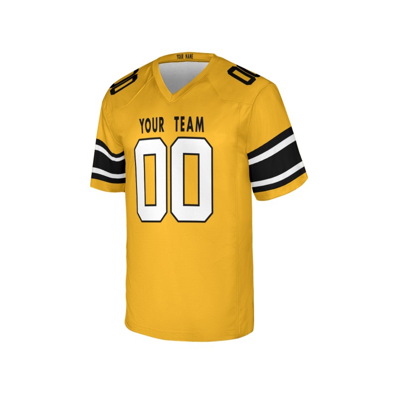 Personalized Pittsburgh Steelers Football Jersey - Yellow Alternate Fan Style, Custom Name & Number-4
