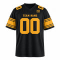 Personalized Pittsburgh Steelers Football Jersey – Black Alternate Style, Custom Name Patch, Team Name, Number & Logo-3