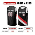 Personalized Portland Trail Blazers Basketball Jersey - Black Swingman Icon Style, Custom Name & Number-2