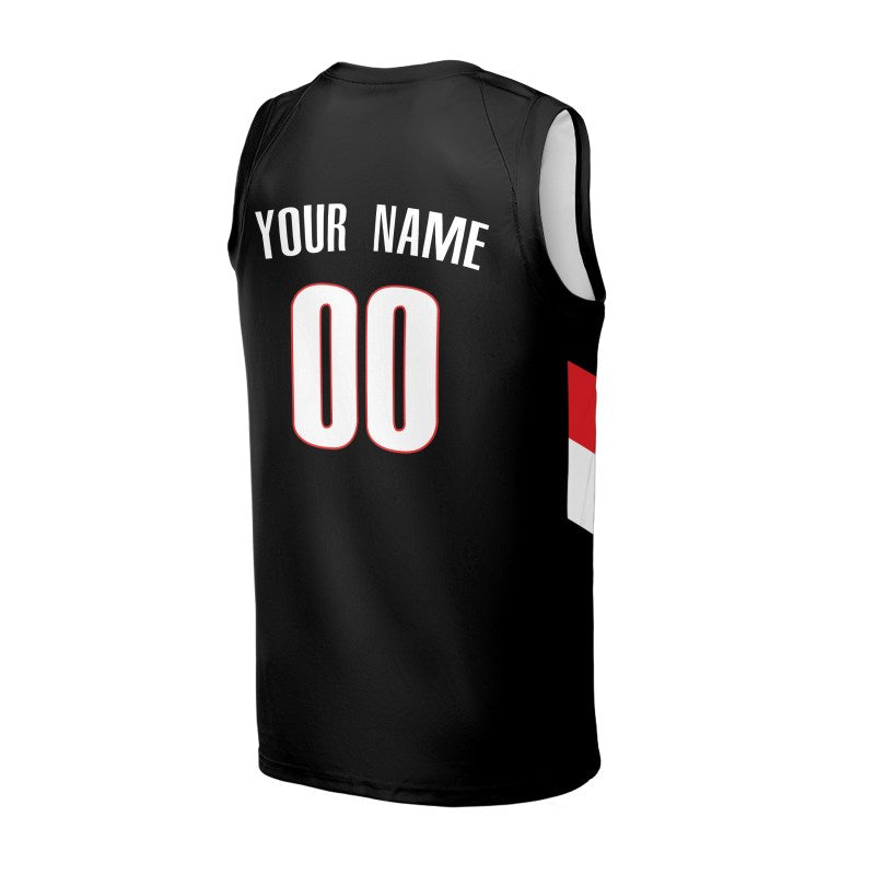 Personalized Portland Trail Blazers Basketball Jersey - Black Swingman Icon Style, Custom Name & Number-4