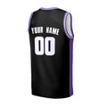Personalized Sacramento Kings Basketball Jersey - Black Swingman Player Icon Style, Custom Name & Number-4