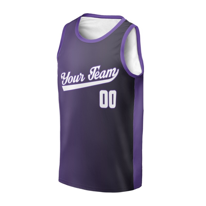 Personalized Sacramento Kings Basketball Jersey - Purple Fast Break Player Statement Style, Custom Name & Number-3