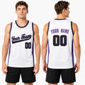 Personalized Sacramento Kings Basketball Jersey - White Swingman Association Style, Custom Name & Number-1