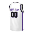 Personalized Sacramento Kings Basketball Jersey - White Swingman Association Style, Custom Name & Number-4