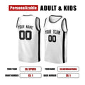 Personalized San Antonio Basketball Jersey - White Swingman Association Style, Custom Name & Number-2