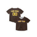 Personalized San Diego Padres Baseball Jersey - Brown Alternate Style, Custom Name & Number-7