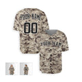 Personalized San Diego Padres Baseball Jersey - Camo USMC Alternate Style, Custom Name & Number-5