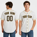 Personalized San Diego Padres Baseball Jersey - White Alternate Style, Custom Name & Number-1