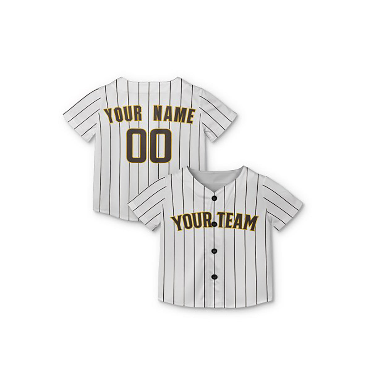 Personalized San Diego Padres Baseball Jersey - White Alternate Style, Custom Name & Number-7