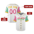 Personalized San Diego Padres Baseball Jersey - White City Style, Custom Name & Number-2
