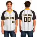 Personalized San Diego Padres Two-Button Baseball Jersey - Alternate Style, Custom Name & Number-1