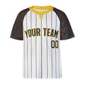Personalized San Diego Padres Two-Button Baseball Jersey - Alternate Style, Custom Name & Number-4