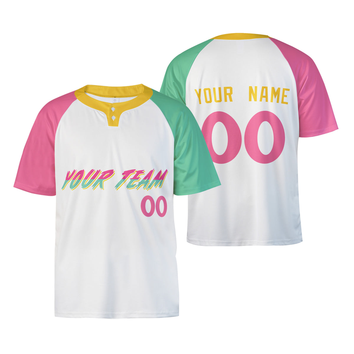 Personalized San Diego Padres Two-Button Baseball Jersey - City Connect Style, Custom Name & Number-3