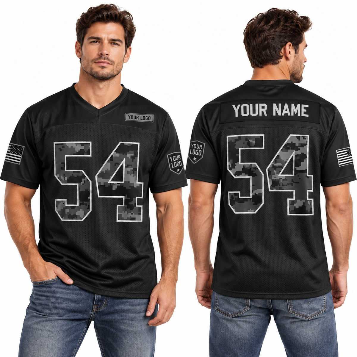 Personalized San Francisco 49ers 2026 Salute to Service Football Jersey – Black, Custom Name Patch, Team Name, Number & Logo-1