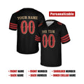 Personalized San Francisco 49ers Football Jersey - Black 2025 Rivalries Style, Custom Name & Number-2