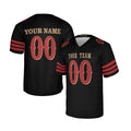 Personalized San Francisco 49ers Football Jersey - Black 2025 Rivalries Style, Custom Name & Number-3