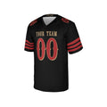 Personalized San Francisco 49ers Football Jersey - Black 2025 Rivalries Style, Custom Name & Number-4