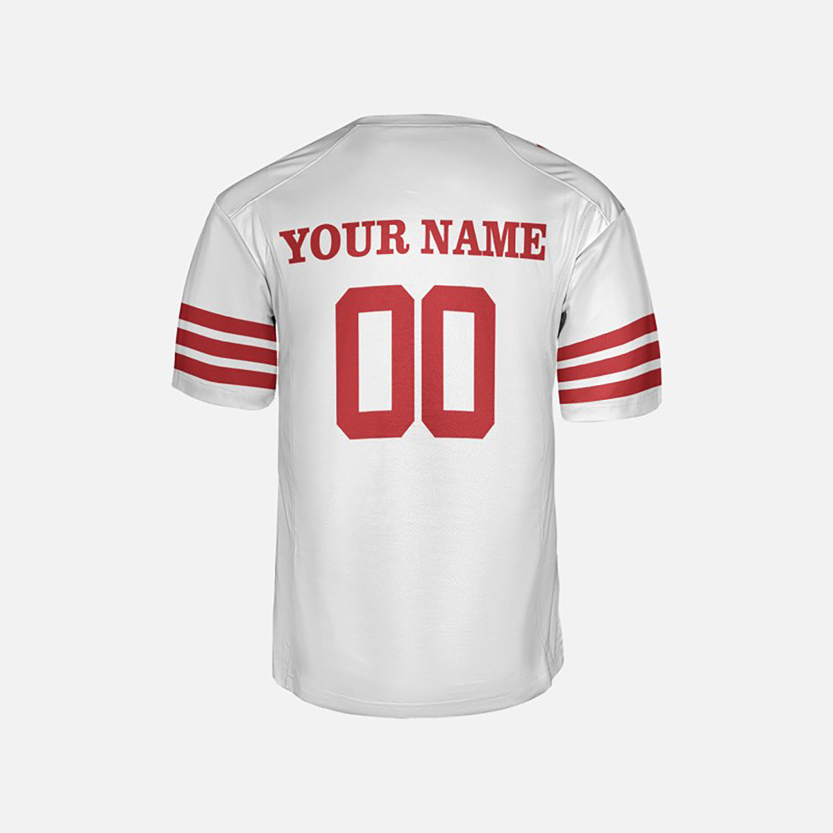 Personalized San Francisco 49ers Football Jersey - White Fan Style, Custom Name & Number-4
