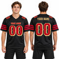 Personalized San Francisco 49ers Football Jersey – Black Rivalries Limited Style, Custom Name Patch, Team Name, Number & Logo-1