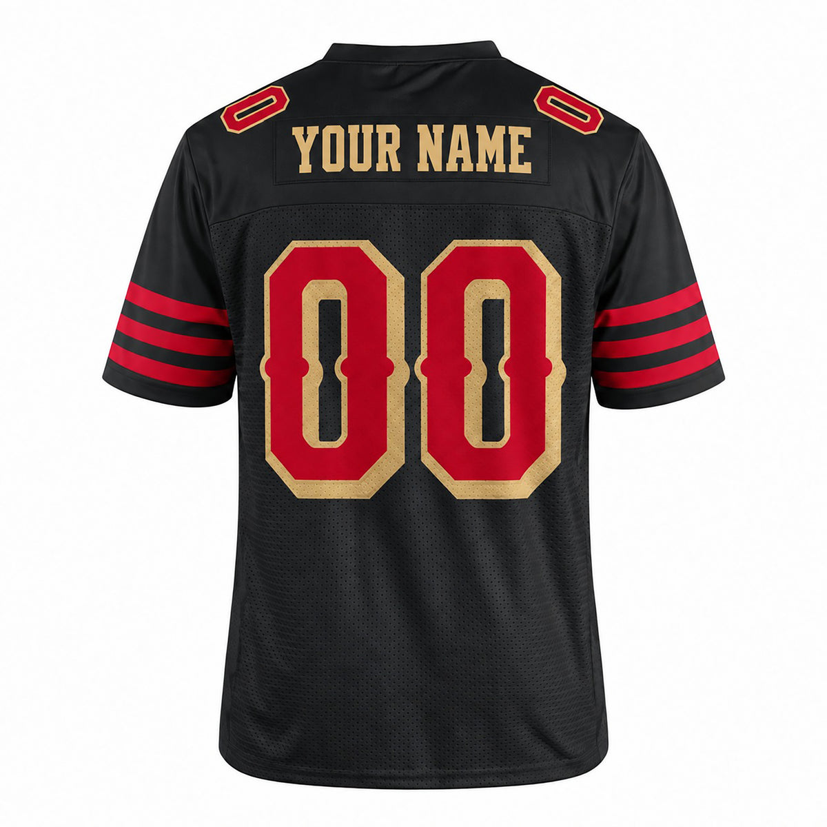 Personalized San Francisco 49ers Football Jersey – Black Rivalries Limited Style, Custom Name Patch, Team Name, Number & Logo-4