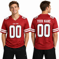 Personalized San Francisco 49ers Football Jersey – Maroon 80th Anniversary Alternate Style, Custom Name & Number-1
