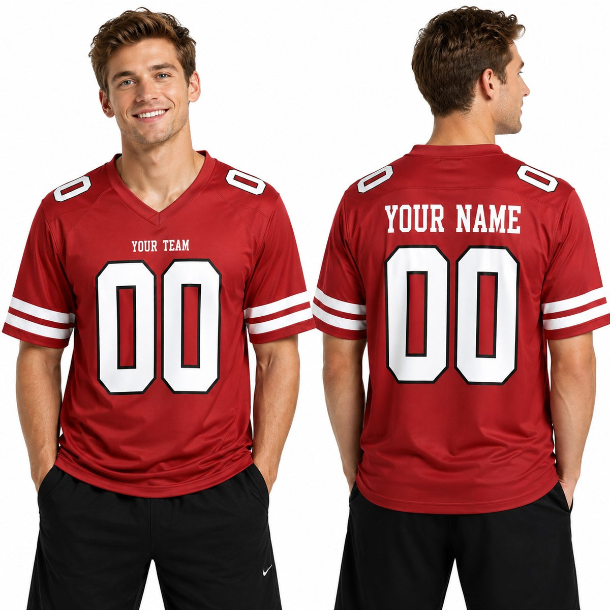 Personalized San Francisco 49ers Football Jersey – Maroon 80th Anniversary Alternate Style, Custom Name & Number-1