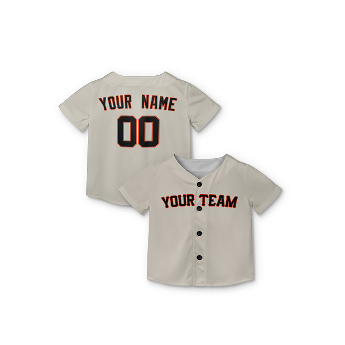 Personalized San Francisco Giants Baseball Jersey - Cream Home Style, Custom Name & Number-7