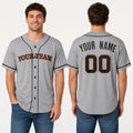 Personalized San Francisco Giants Baseball Jersey - Gray Cooperstown Mesh Batting Practice Style, Custom Name & Number-1