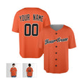 Personalized San Francisco Giants Baseball Jersey - Orange Cooperstown Style, Custom Name & Number-4