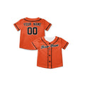 Personalized San Francisco Giants Baseball Jersey - Orange Cooperstown Style, Custom Name & Number-8