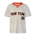 Personalized San Francisco Giants Two-Button Baseball Jersey - Home Style, Custom Name & Number-4