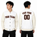 Personalized San Francisco Giants Varsity Jacket – White Cream Home Style, Custom Name & Number-1