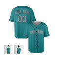 Personalized Seattle Mariners Baseball Jersey - Aqua Green Alternate Style, Custom Name & Number-3