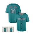 Personalized Seattle Mariners Baseball Jersey - Aqua Green Alternate Style, Custom Name & Number-5