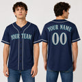 Personalized Seattle Mariners Baseball Jersey - Navy Alternate Style, Custom Name & Number-1
