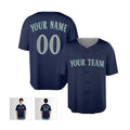 Personalized Seattle Mariners Baseball Jersey - Navy Alternate Style, Custom Name & Number-4