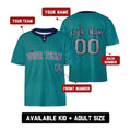 Personalized Seattle Mariners Two-Button Baseball Jersey - Alternate Style, Custom Name & Number-2