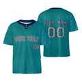 Personalized Seattle Mariners Two-Button Baseball Jersey - Alternate Style, Custom Name & Number-3