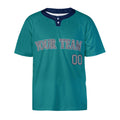 Personalized Seattle Mariners Two-Button Baseball Jersey - Alternate Style, Custom Name & Number-4
