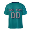 Personalized Seattle Mariners Two-Button Baseball Jersey - Alternate Style, Custom Name & Number-5