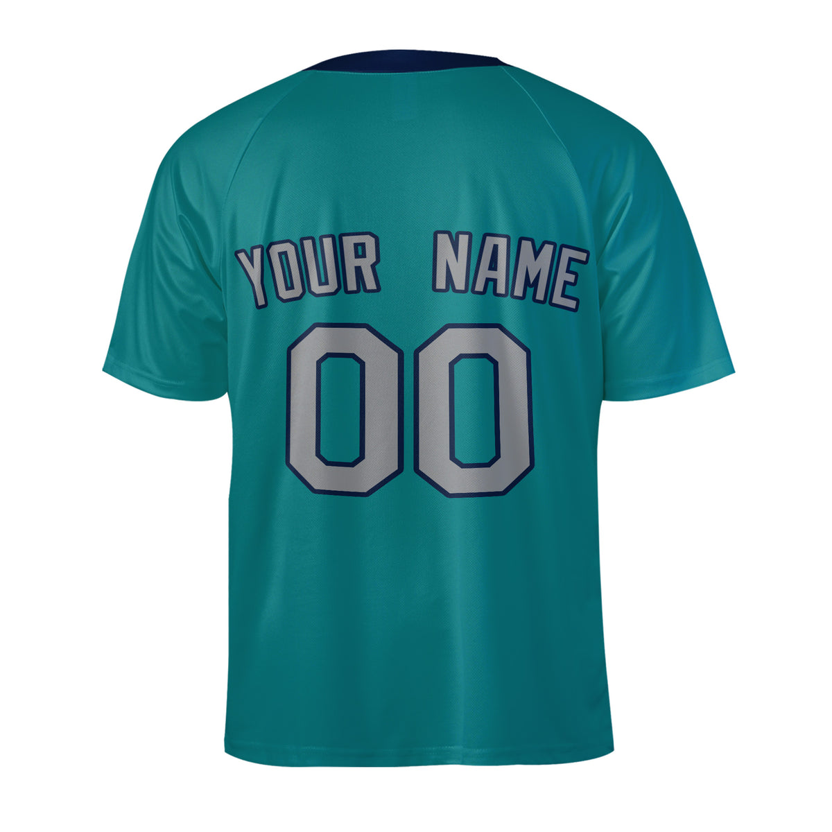 Personalized Seattle Mariners Two-Button Baseball Jersey - Alternate Style, Custom Name & Number-5