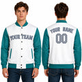 Personalized Seattle Mariners Varsity Jacket – White Green Alternate Style, Custom Name & Number-1