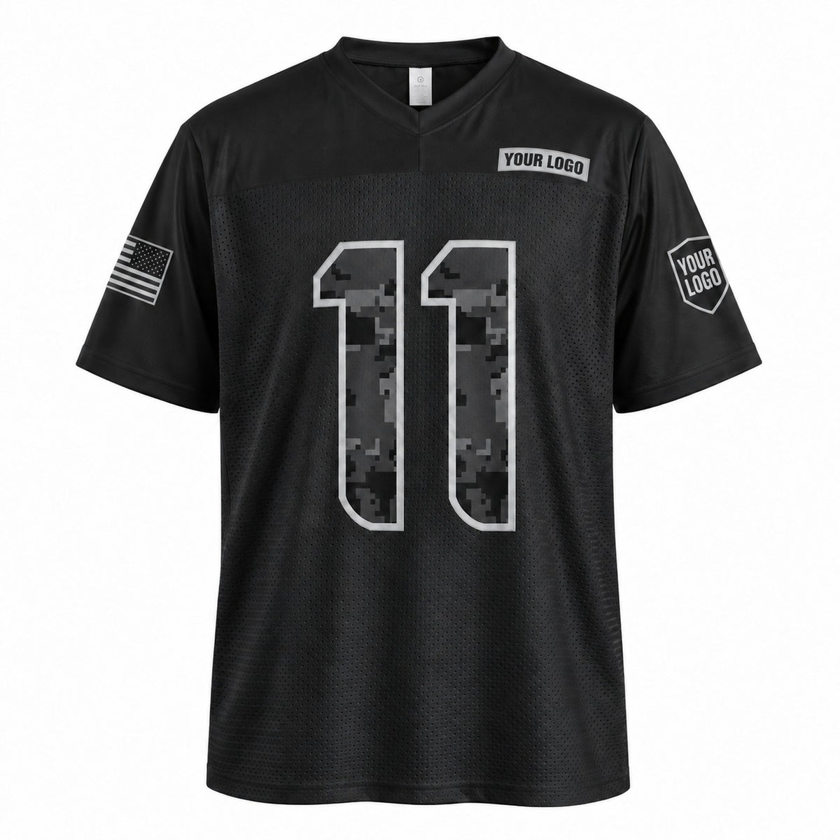 Personalized Seattle Seahawks 2026 Salute to Service Football Jersey – Black, Custom Name Patch, Team Name, Number & Logo-3