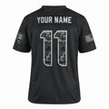 Personalized Seattle Seahawks 2026 Salute to Service Football Jersey – Black, Custom Name Patch, Team Name, Number & Logo-4