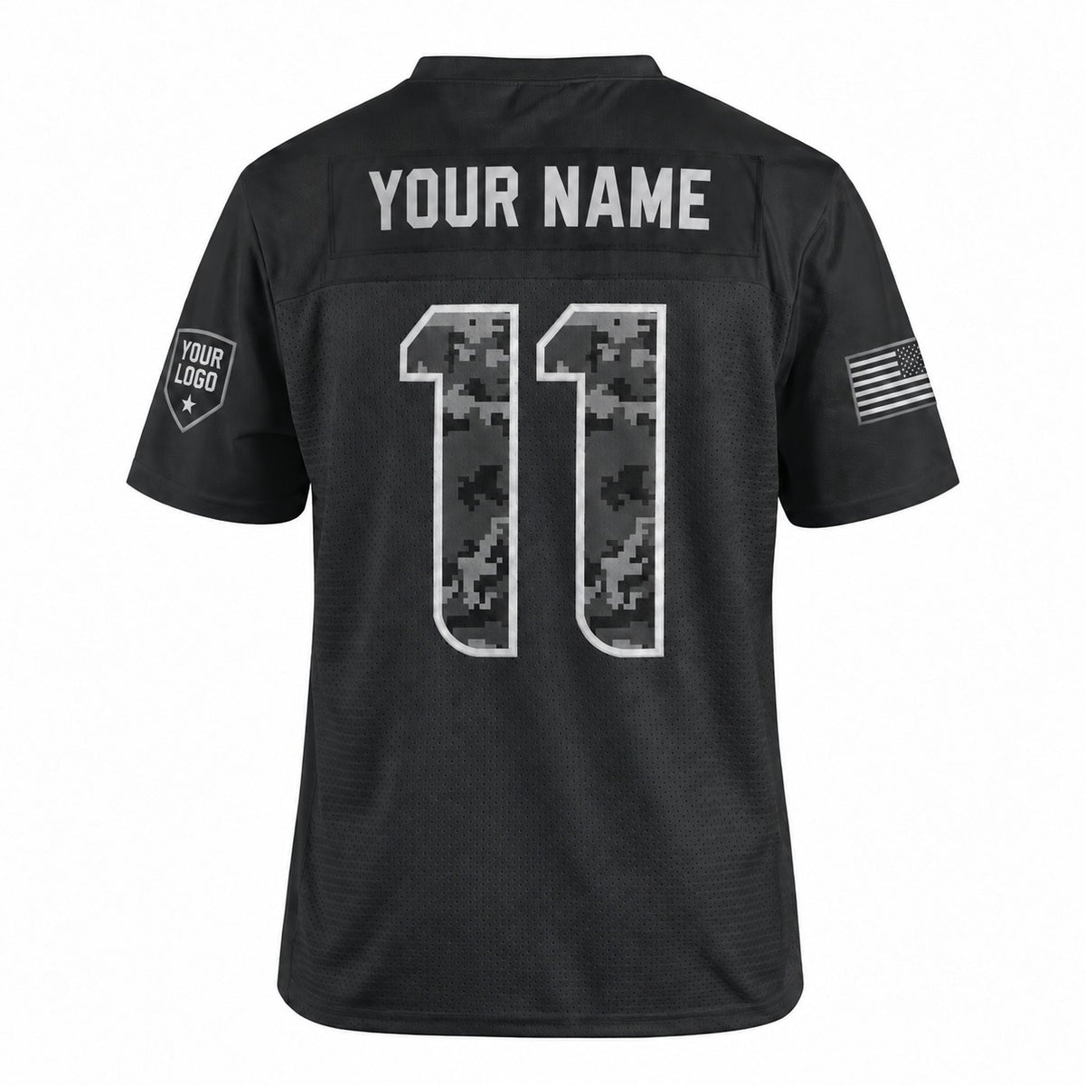 Personalized Seattle Seahawks 2026 Salute to Service Football Jersey – Black, Custom Name Patch, Team Name, Number & Logo-4